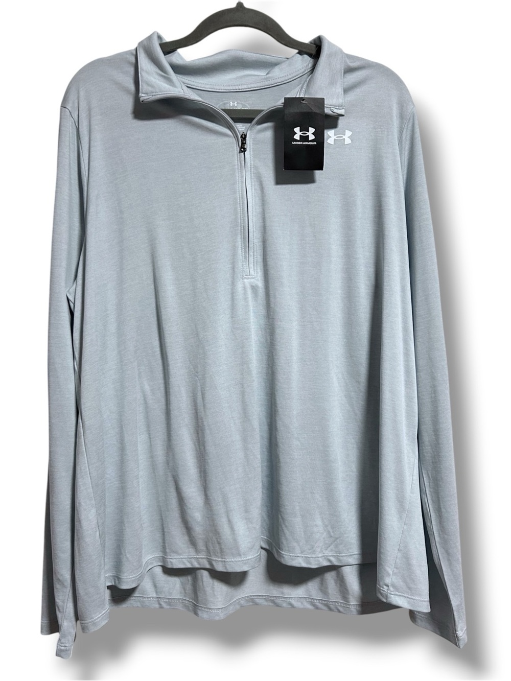 Under Armour Quarter Zip Long Sleeve Shirt Women’s 1X NWT Light Blue